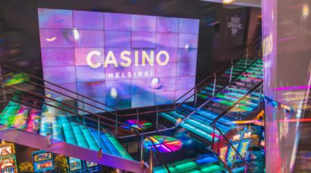 Casino Helsingin jättinäyttö ja valoportaat