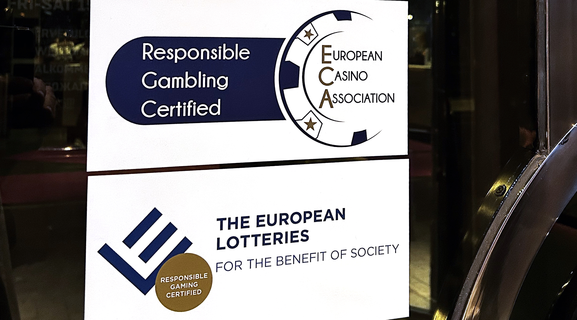 responsible gambling certificate ECA